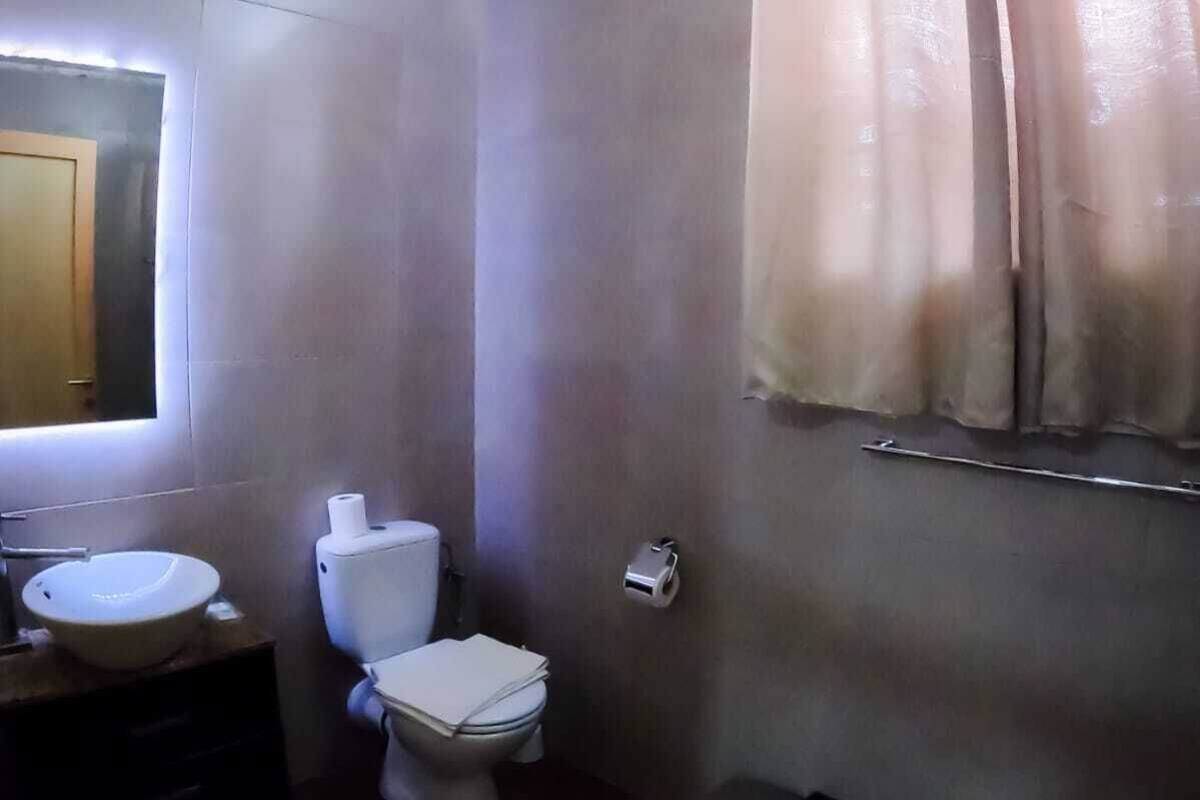 economy double room, terrace | bathroom | free toiletries, hair dryer, towels