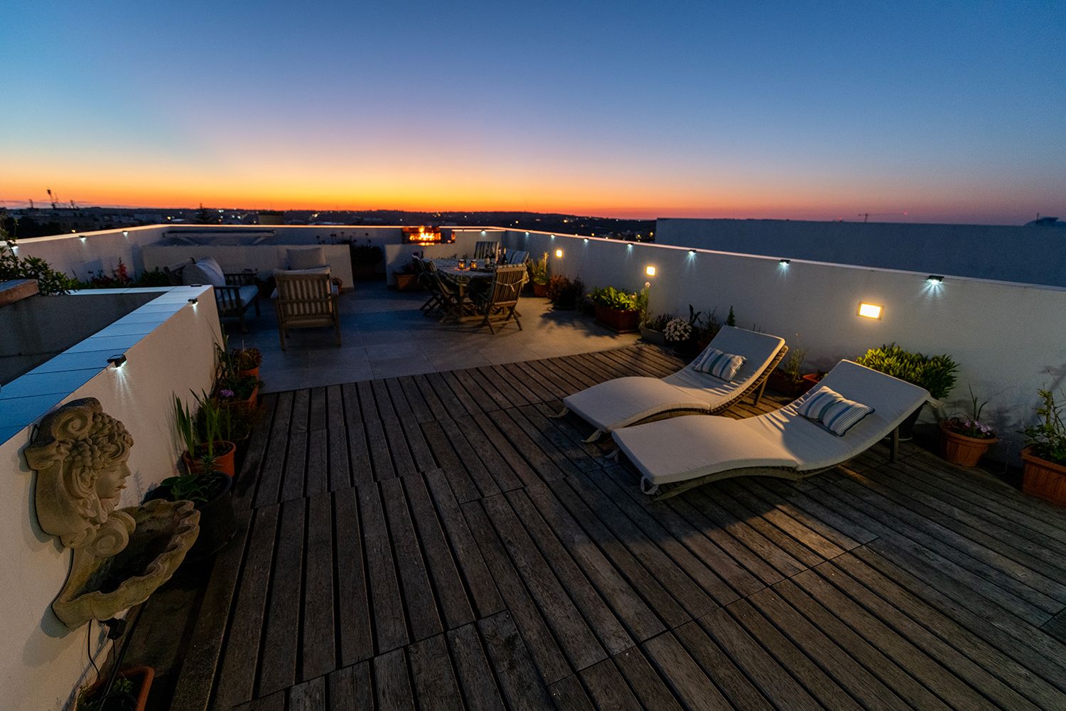Terraza en la azotea