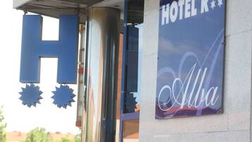 Voorkant van accommodatie