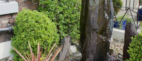 Vista frontal de la propiedad