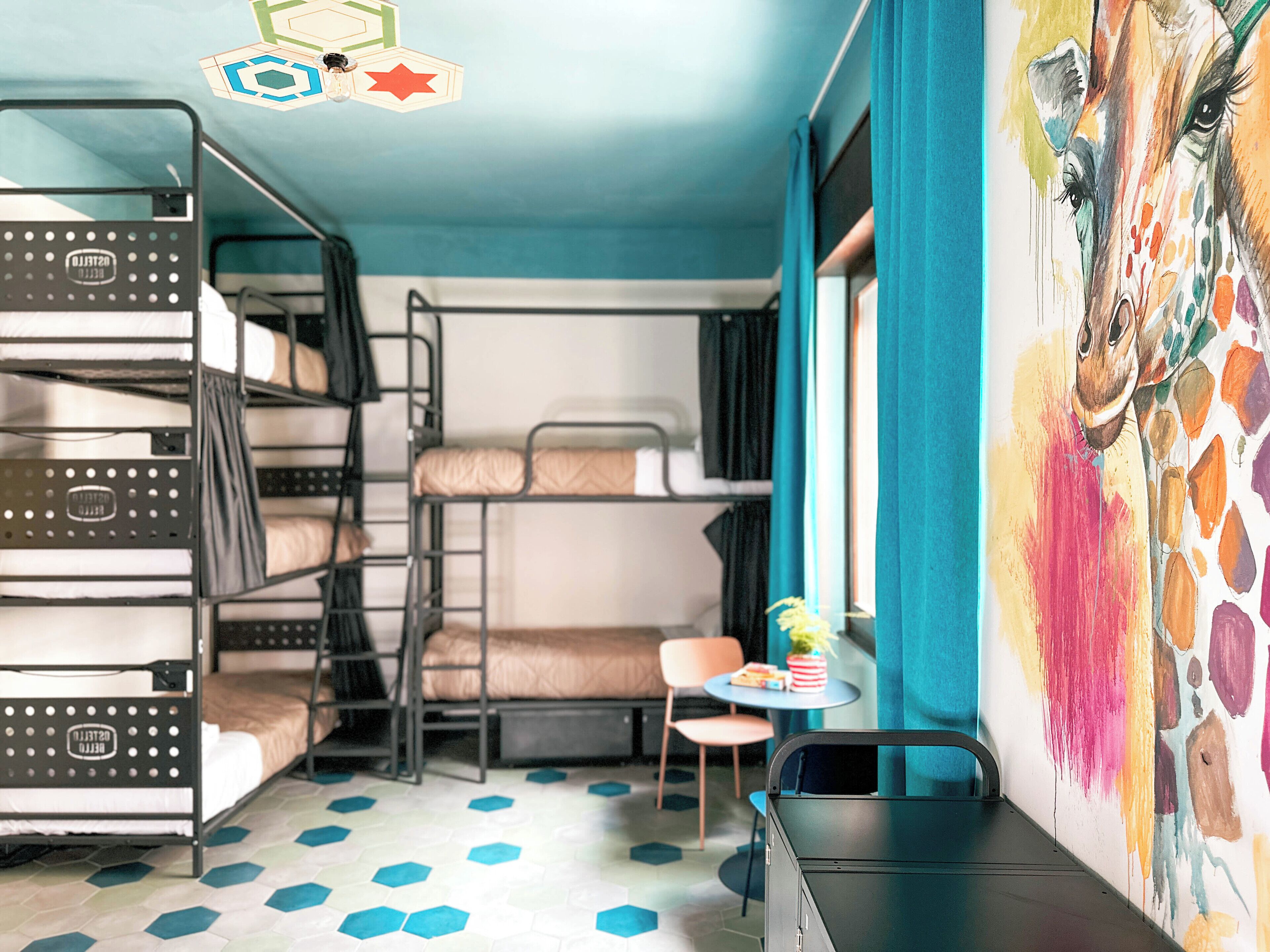 Hypo-allergenic bedding, individually decorated, individually furnished