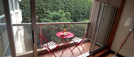 Appartement exécutif, salle de bain attenante, vue sur le jardin (Executive Apartment) | Vue du balcon