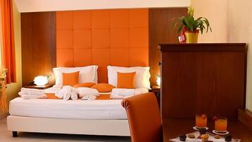 Executive Suite, Multiple Beds | Premium bedding, down duvets, minibar, in-room safe
