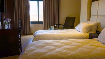 Minibar, in-room safe, desk, blackout curtains