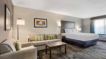 Executive Room, 1 King Bed, Non Smoking, Refrigerator & Microwave | Down comforters, pillowtop beds, desk, blackout drapes