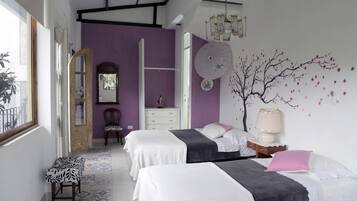 Exclusive Triple Room, Garden View (2nd Floor) | Down comforters, Select Comfort beds, minibar, individually decorated