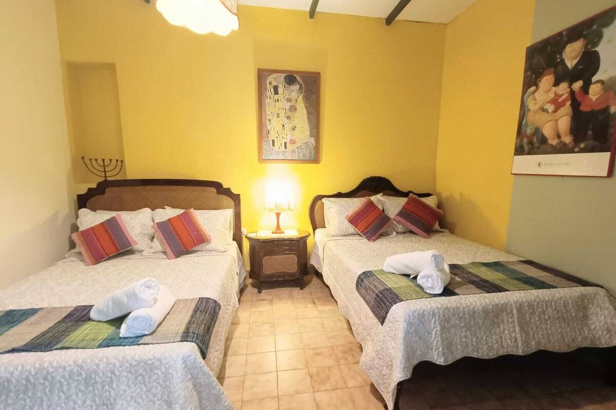 Family Quadruple Room, 1 Bedroom, Private Bathroom | Down comforters, Select Comfort beds, minibar, blackout drapes