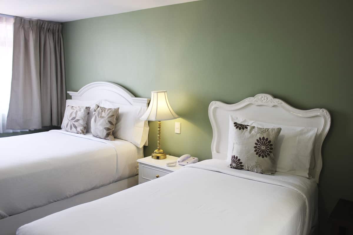 Premium bedding, down duvets, in-room safe, individually decorated