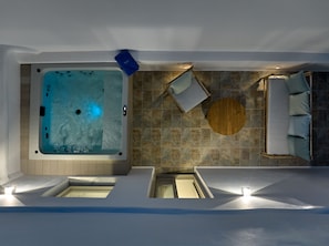 Suite With Private Hot Tub | Terrace/patio - Kandiani Bleu Ciel (Paros)