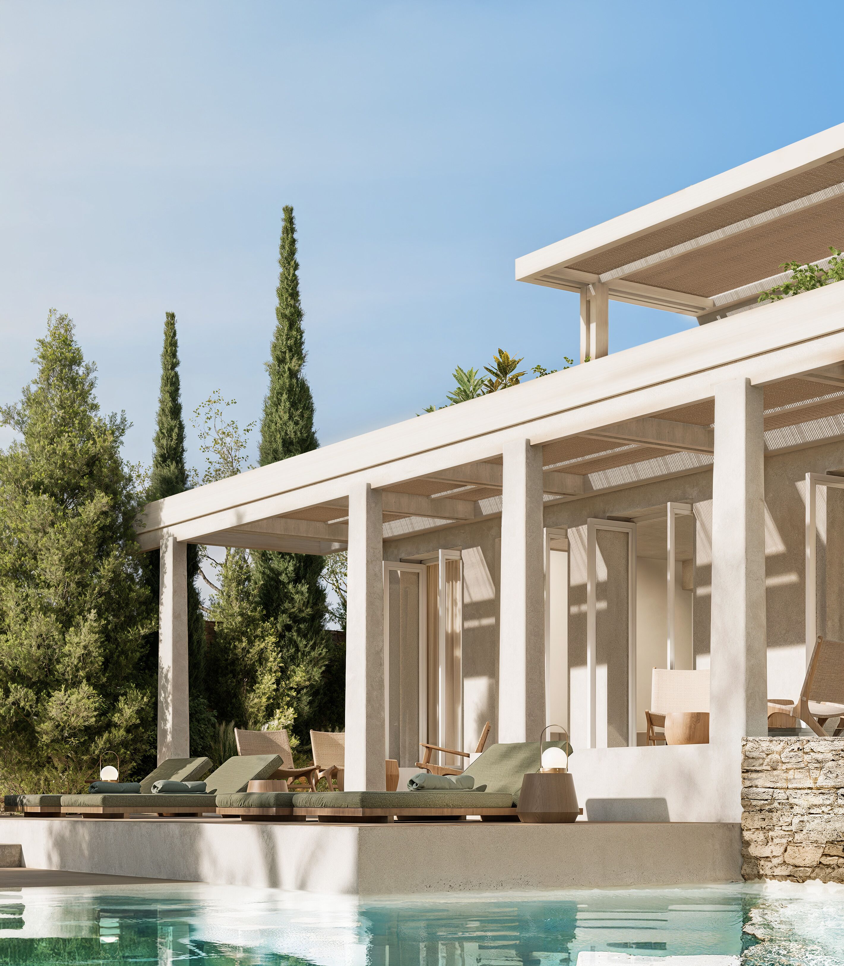 حمّام سباحة خارجي موسمي