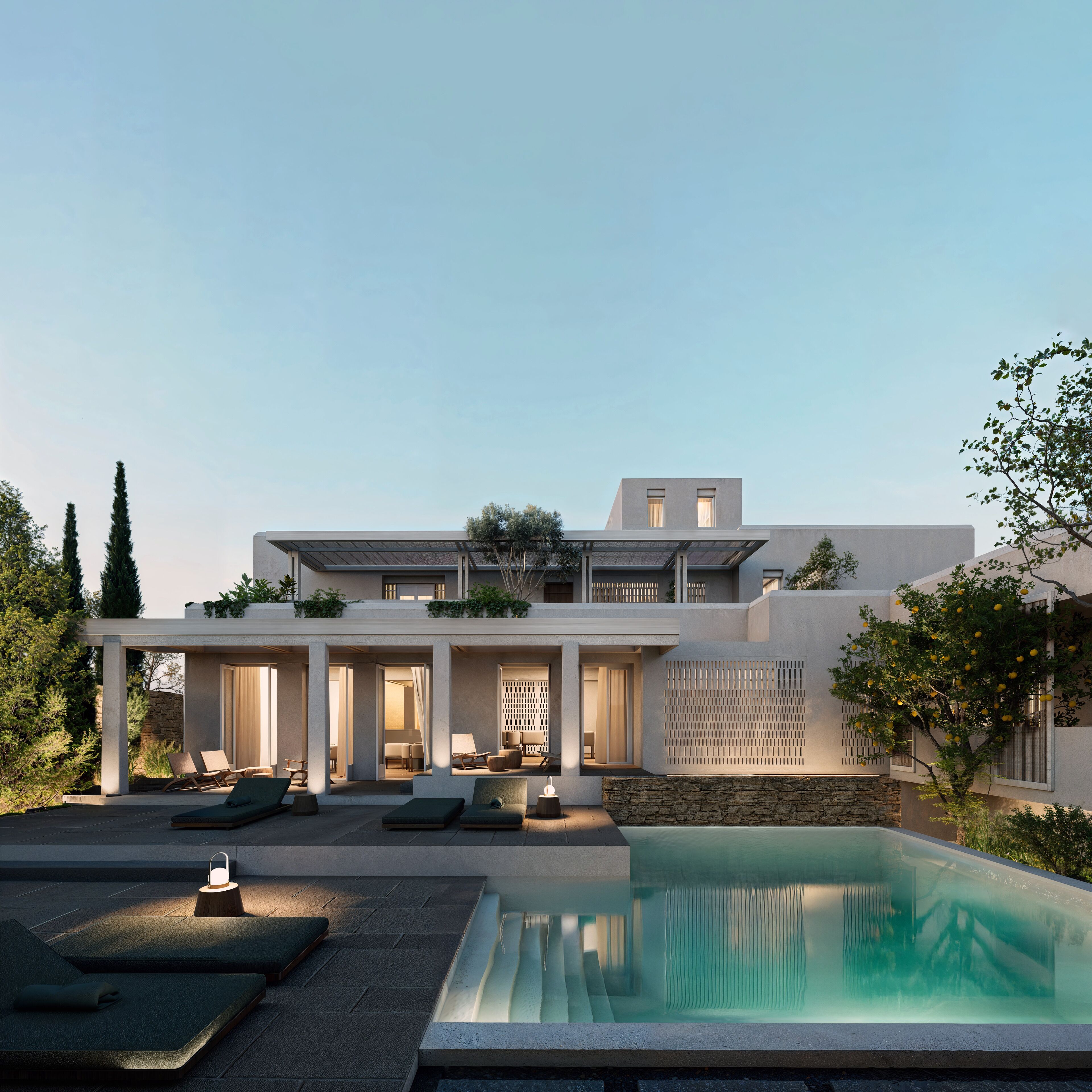 حمّام سباحة خارجي موسمي