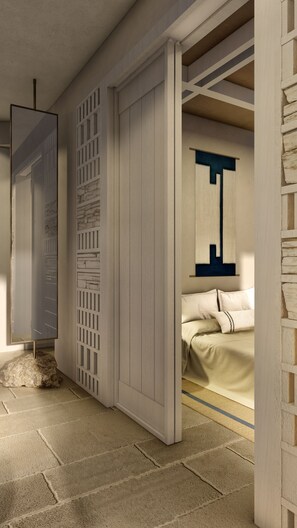 Studio Suite | Minibar, iron/ironing board, free WiFi, bed sheets - Atlantis Hotel (Paros)