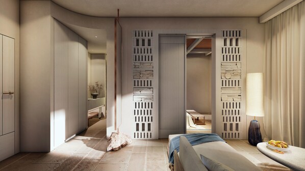 Studio Suite | Minibar, iron/ironing board, free WiFi, bed sheets - Atlantis Hotel (Paros)