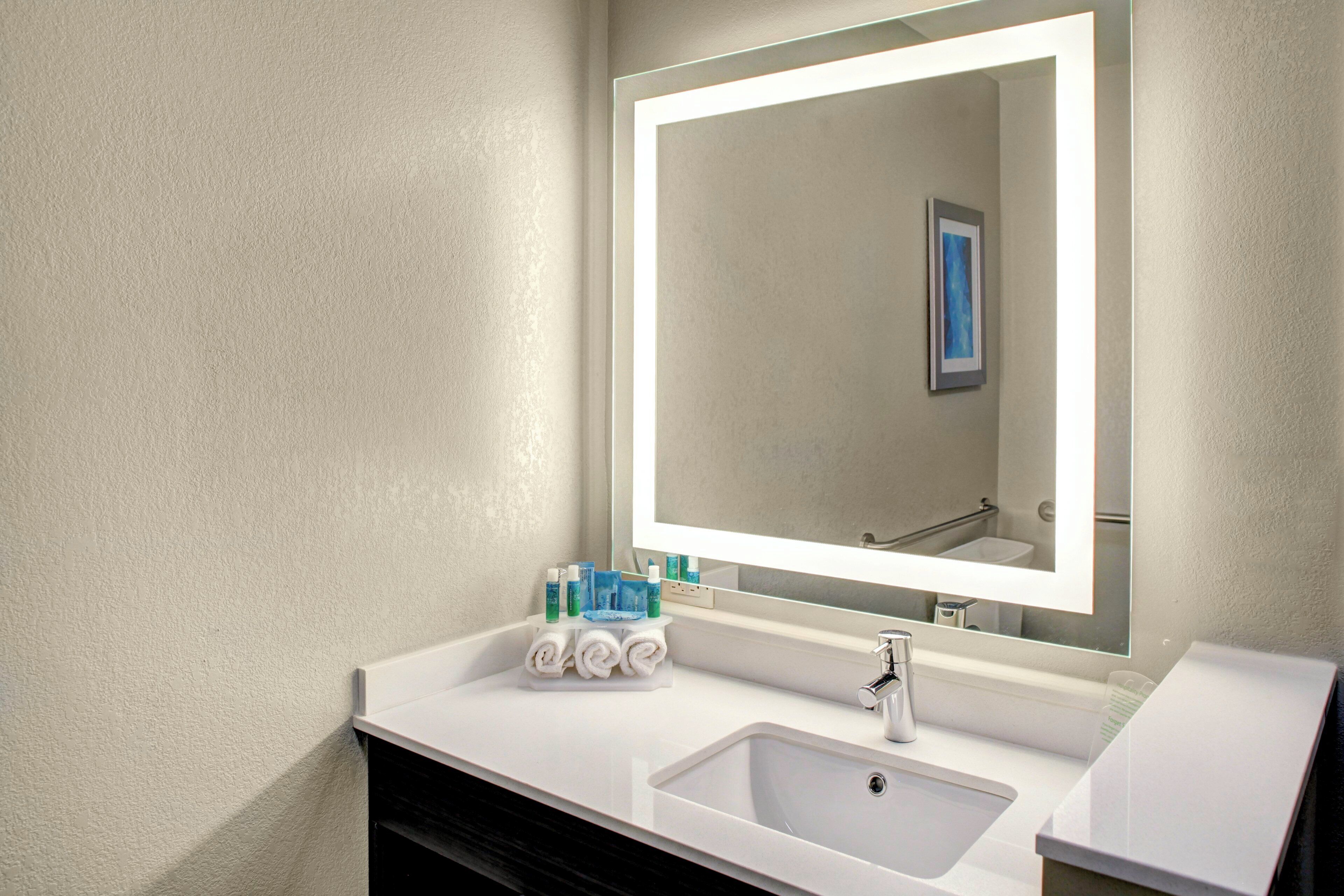 Free toiletries, hair dryer, towels