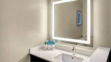 Free toiletries, hair dryer, towels