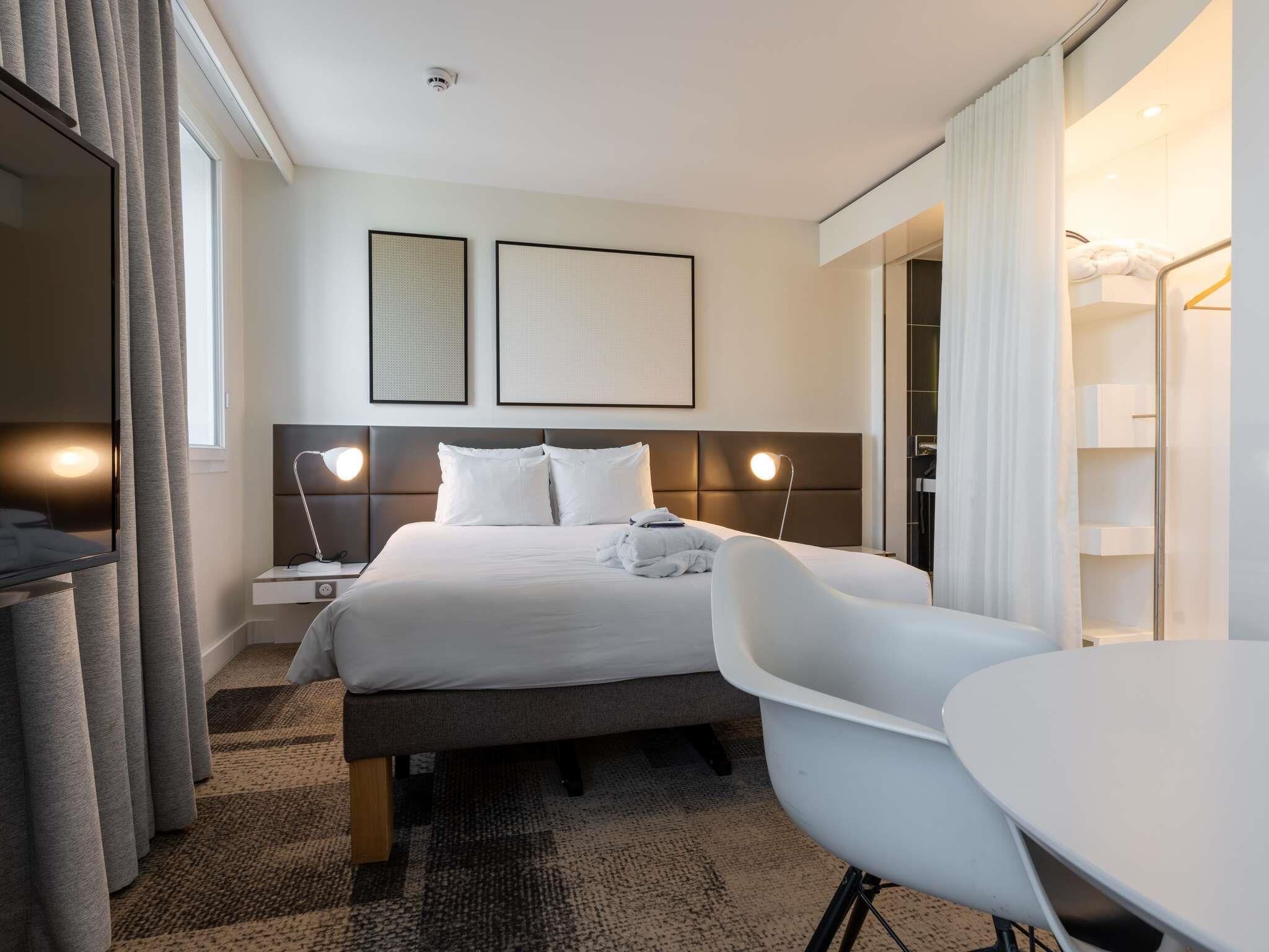1 Schlafzimmer, hochwertige Bettwaren, Minibar, Zimmersafe