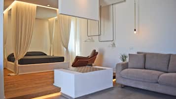 Suite, idromassaggio, vista giardino | Vista dalla camera