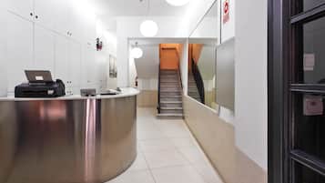 Check-in/check-out kiosk