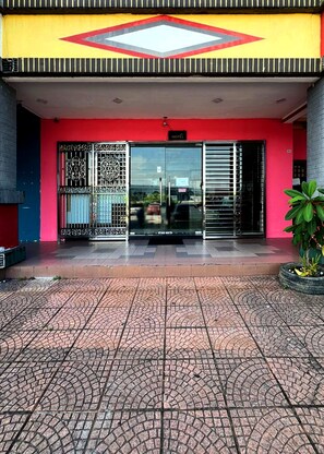 Fassade der Unterkunft