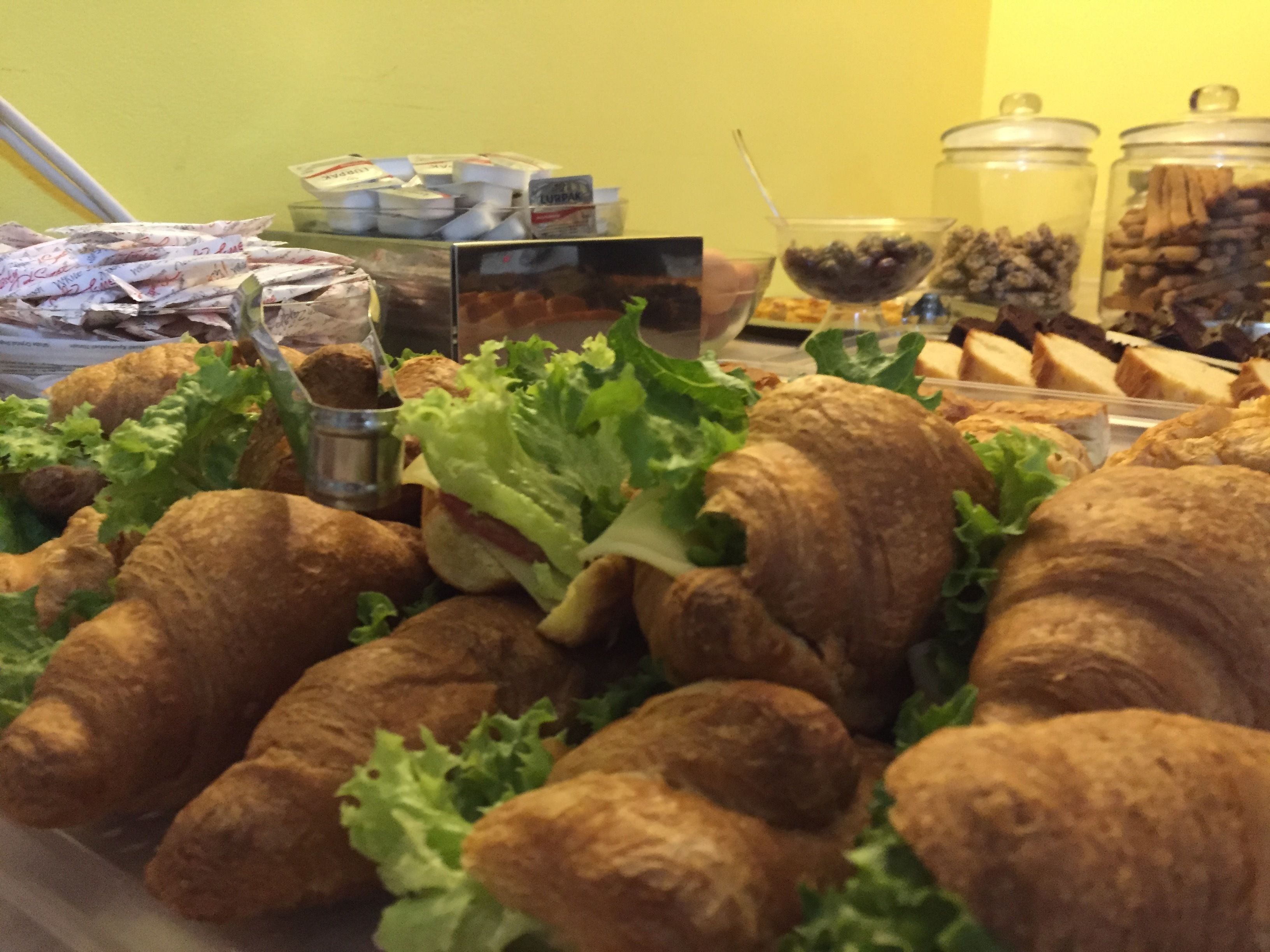 daily buffet breakfast (eur 15 per person)