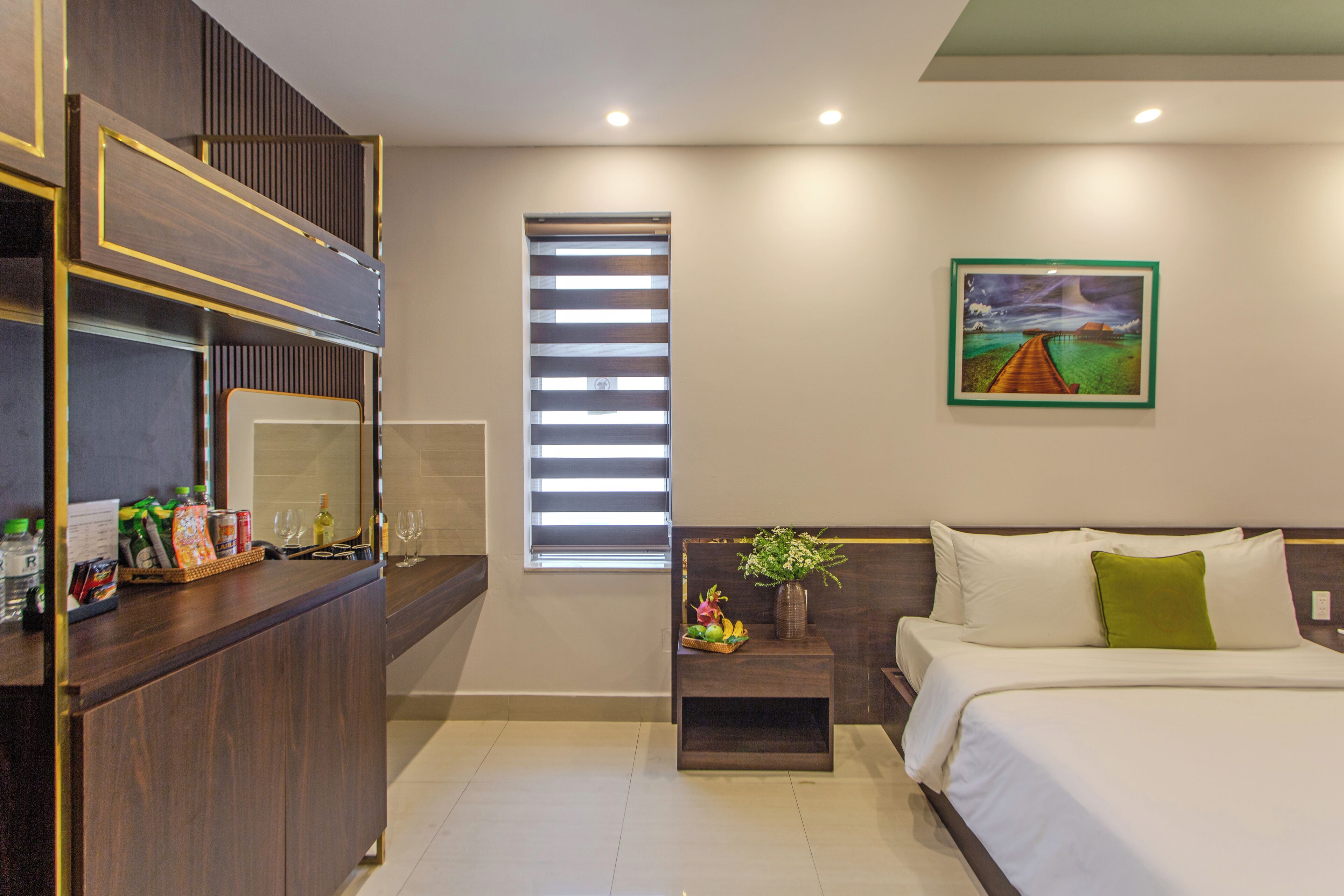 Family Apartment, 3 Bedrooms, Connecting Rooms, City View | Premium bedding, down comforters, memory foam beds, minibar