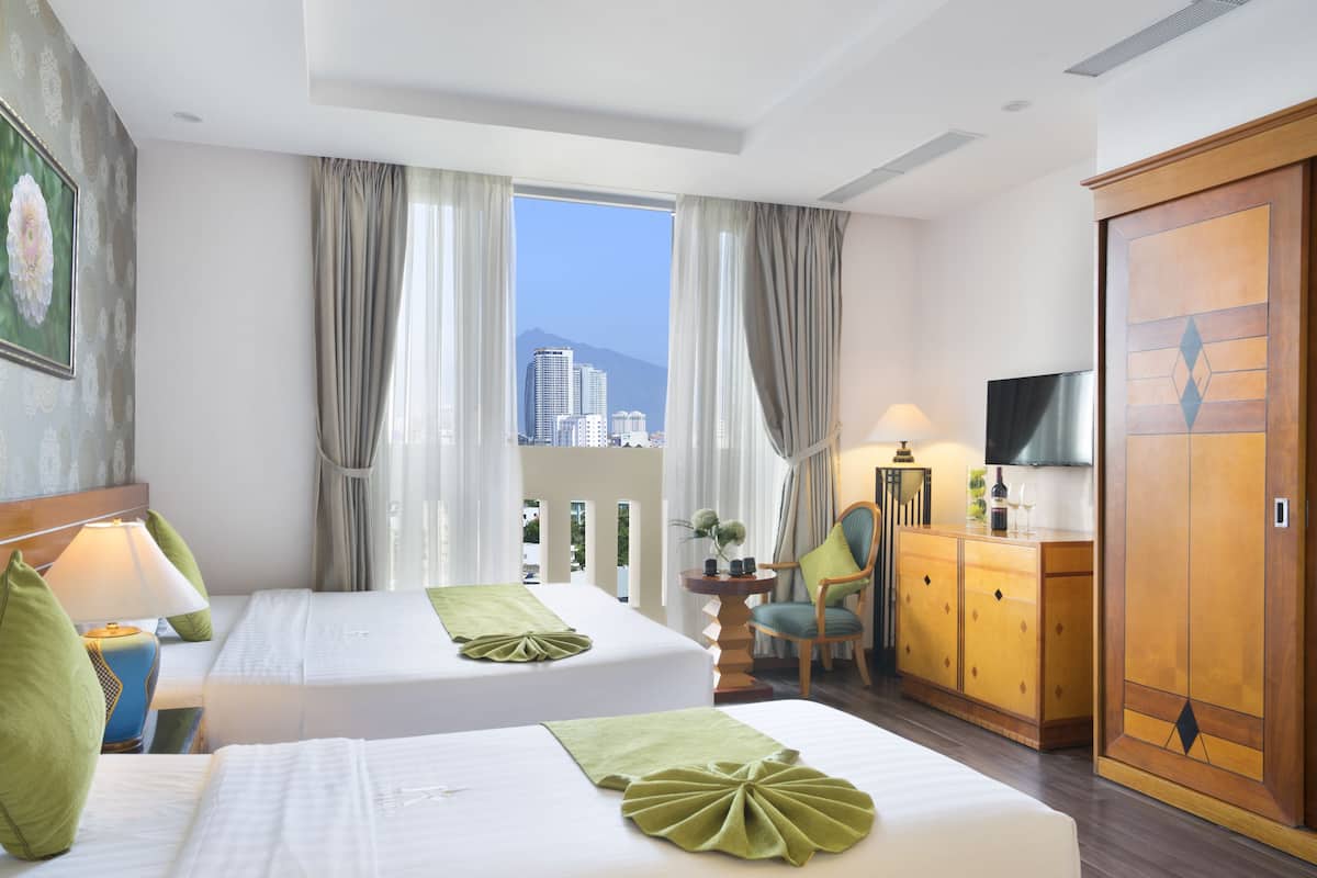 1 dormitorio, ropa de cama de alta calidad, edredones de plumas