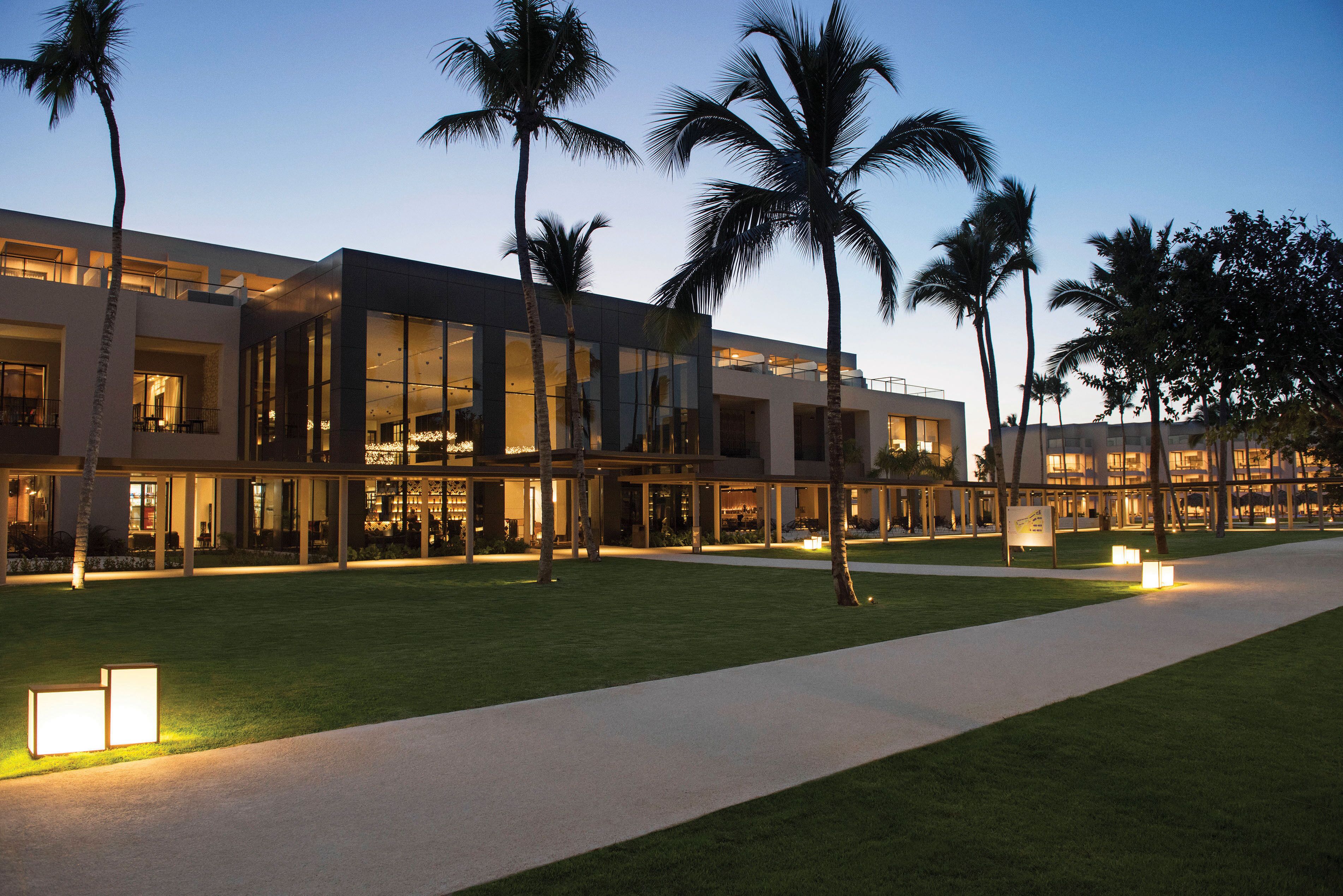 Façade de l’hébergement