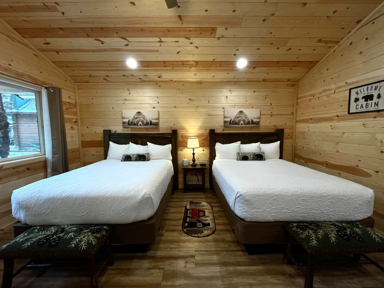 Superior Cabin, 2 Queen Beds | Premium bedding, individually decorated, individually furnished