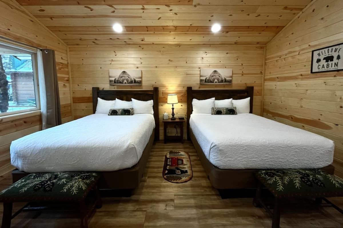 Superior Cabin, 2 Queen Beds | Premium bedding, individually decorated, individually furnished