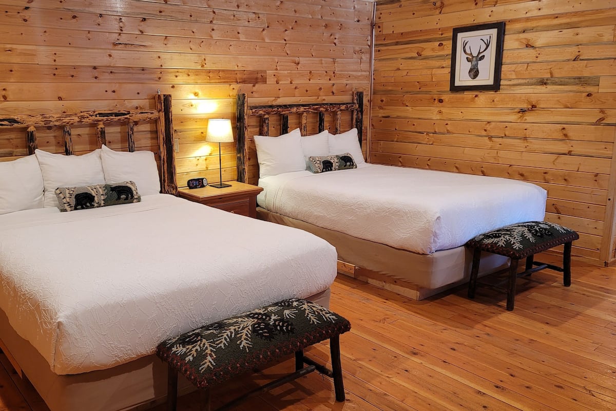 Superior huisje, 2 queensize bedden | 3 slaapkamers, luxe beddengoed, individueel gedecoreerd