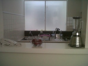 Full-sized fridge, microwave, stovetop, coffee/tea maker - Australia Suites Ejecutivas (León)