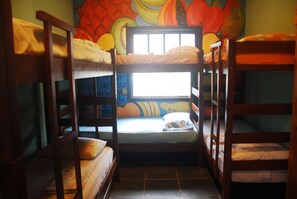 Shared Dormitory, Private Bathroom (6 beds) | Free WiFi, bed sheets