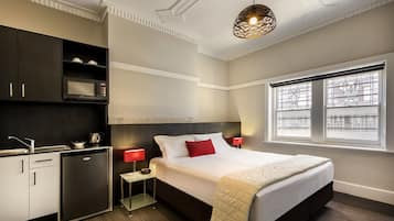 Studio cơ bản | 1 phòng ngủ, két bảo mật tại phòng, bàn, phòng cách âm