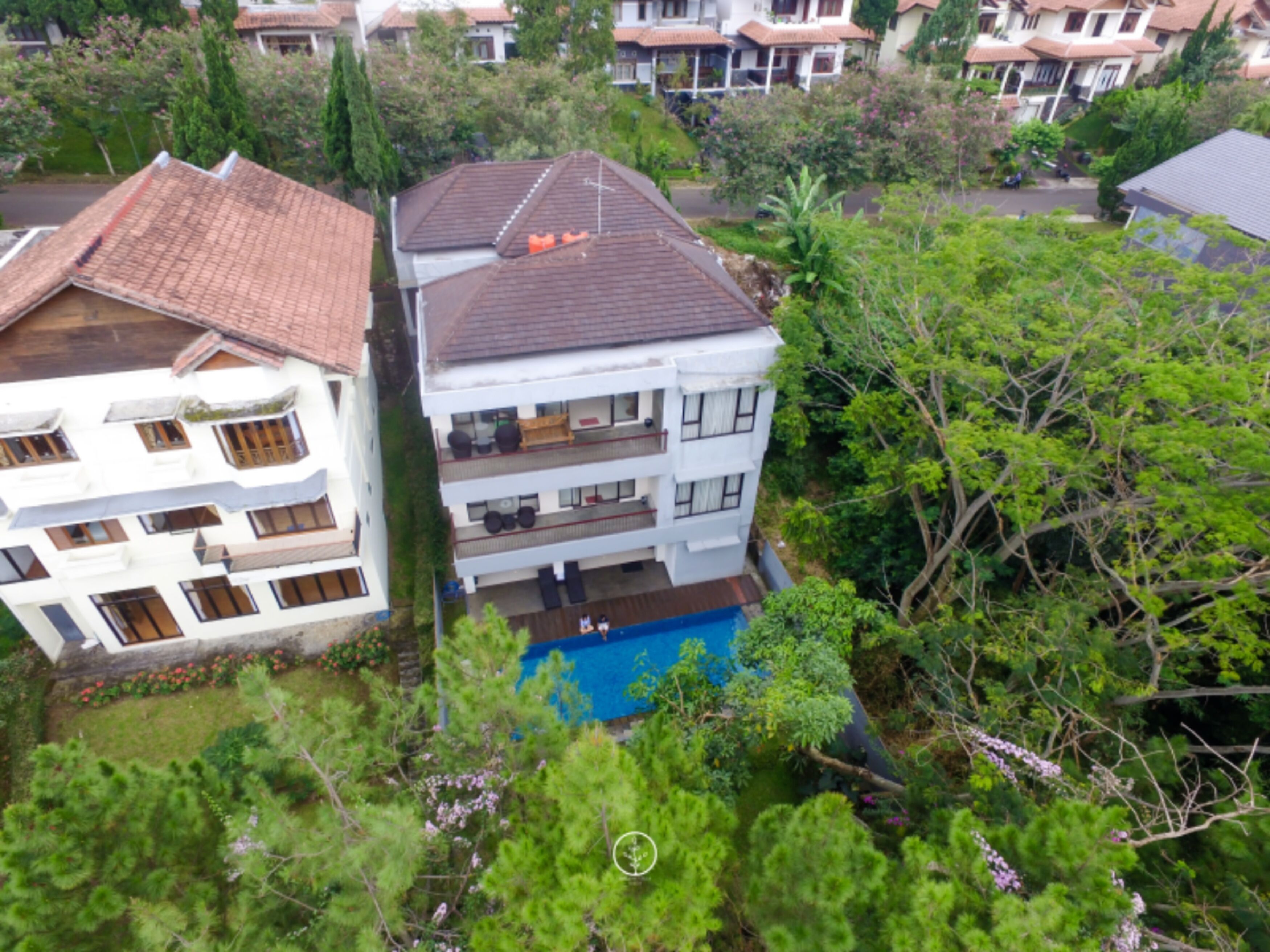 Pemandangan dari properti