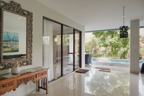 Deluxe Villa, Multiple Bedrooms, Valley View | Living area - Hikari Hill View 7BR Villa with a Private Pool (Cimenyan)