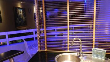 Premier Studio Suite, Kitchen, Sea View | Private kitchen