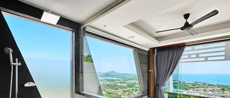 Two Bed Room Coral Villa | Bathroom | Shower, rainfall showerhead, free toiletries, hair dryer