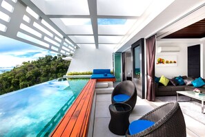 Three Bed Room Coral Villa | Terrace/patio - Aqua Samui Villas (Koh Samui)