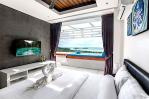 Villa | 1 Schlafzimmer, hochwertige Bettwaren, Zimmersafe, Schreibtisch