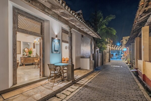 Façade de l’hébergement