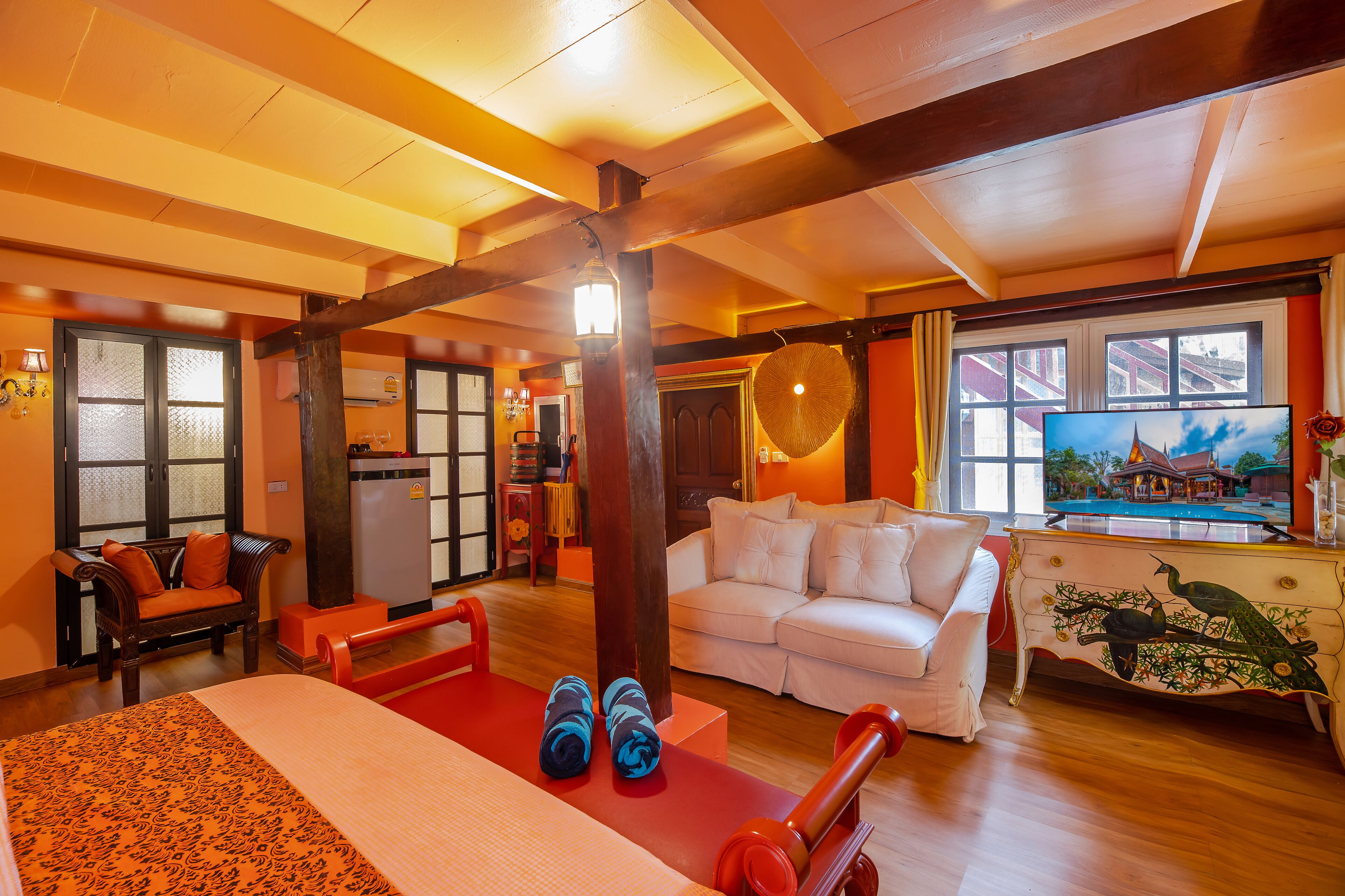 traditional villa, 2 bedrooms, garden area | 1 bedroom, egyptian cotton sheets, premium bedding, free minibar