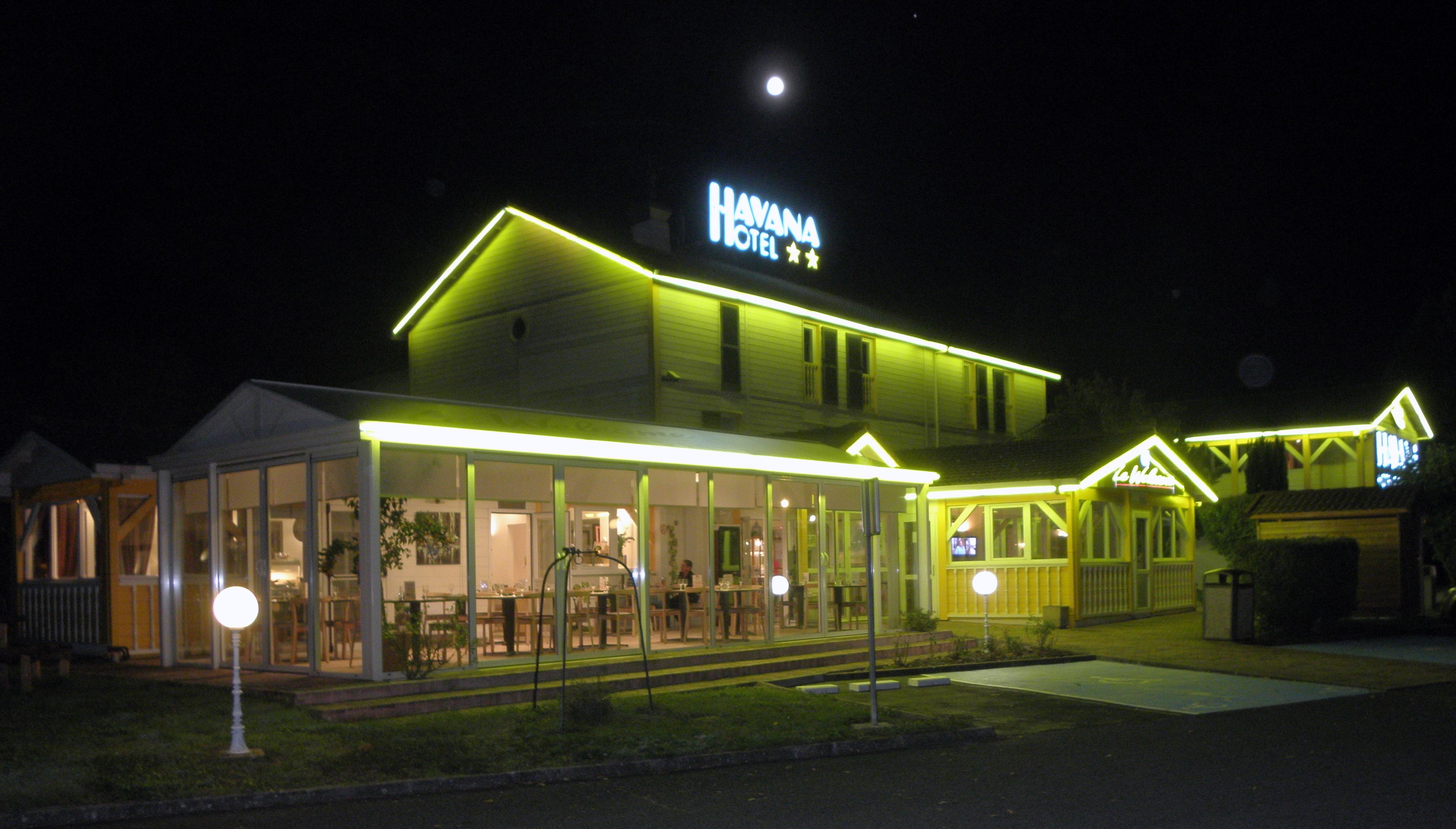 front of property – evening/night