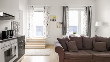 Apartment, 1 Bedroom, Sauna (City Center) | Individually decorated, individually furnished, iron/ironing board