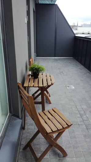 Apartment, 1 Bedroom, Sauna (City Center) | Balcony view