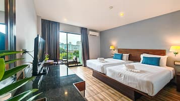Superior Pool View | In-room safe, desk, blackout drapes, soundproofing