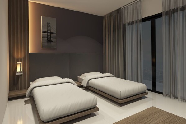 Deluxe Twin with Balcony | Minibar, desk, free WiFi - Silom Boutique Hotel Hatyai (Hat Yai)