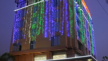 Front of property - evening/night