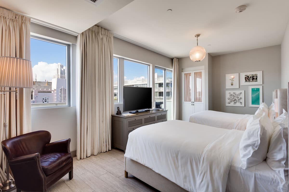 Classic Room, 2 Double Beds, Terrace, City View | 1 bedroom, Egyptian cotton sheets, premium bedding, down comforters
