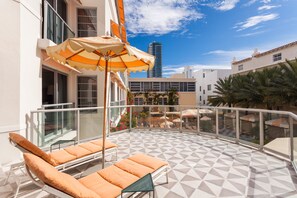 Premium Suite, 2 Bedrooms, Terrace, Pool View | Terrace/patio - The Plymouth South Beach (Miami Beach)