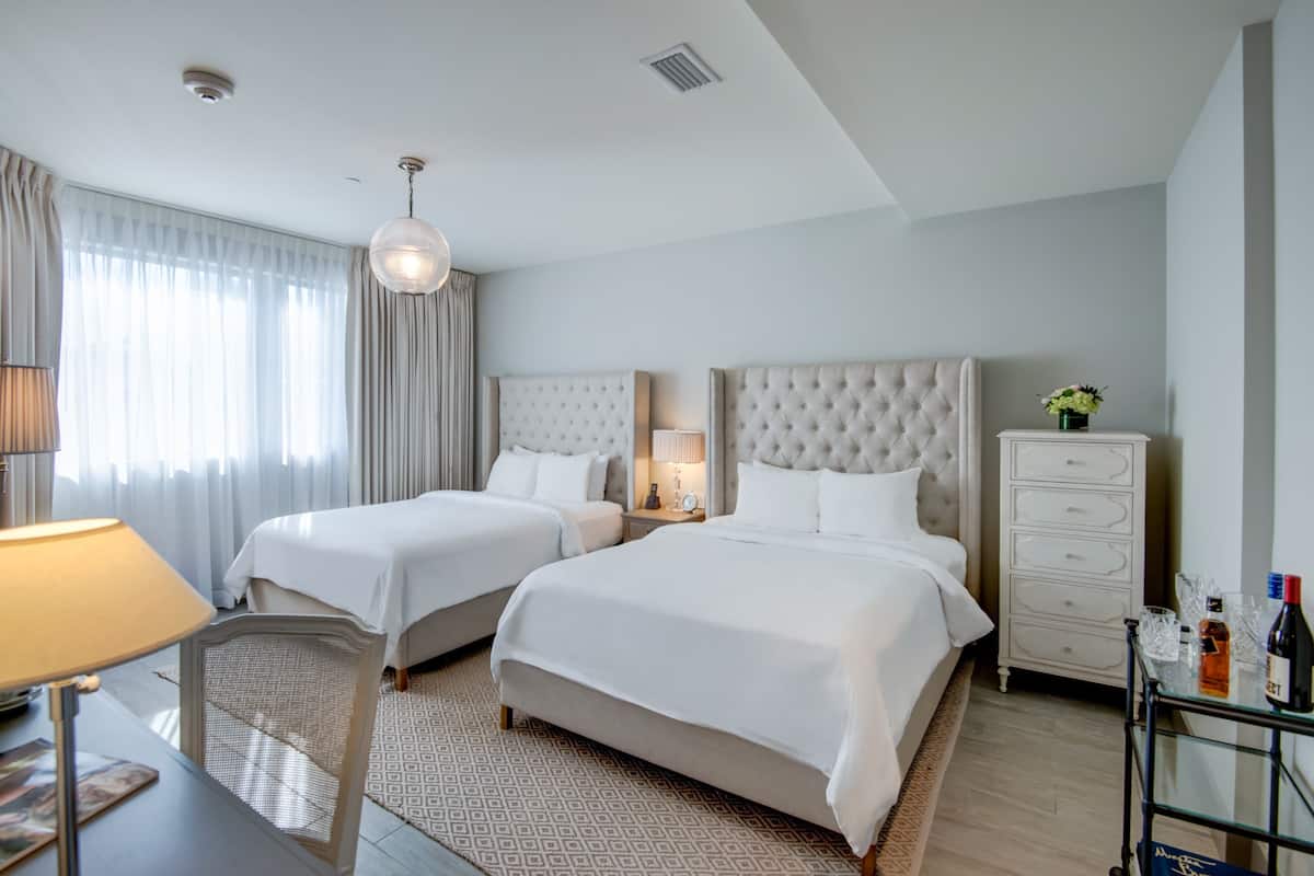 Egyptian cotton sheets, premium bedding, down duvets, pillow-top beds